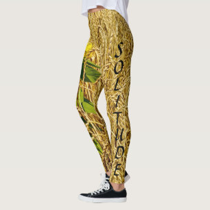 Leggings Soledad Trigo Campo Leyenda de girasol