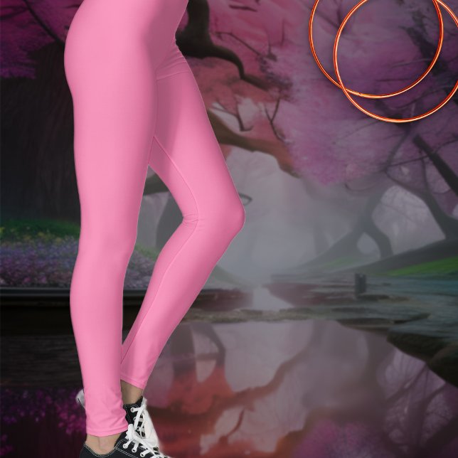 Leggings Solid Rose Pink (Subido por el creador)