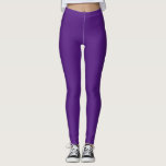 Leggings Sólido púrpura simple<br><div class="desc">Sólidas Piernas Purple Simple para el fitness,  el yoga,  el deporte y la práctica</div>