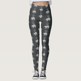 Leggings Sólo por pasar el rato en la diversión perezosa pe