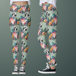Leggings Sólo Se Puede Evitar El Bosque Dramático Lama