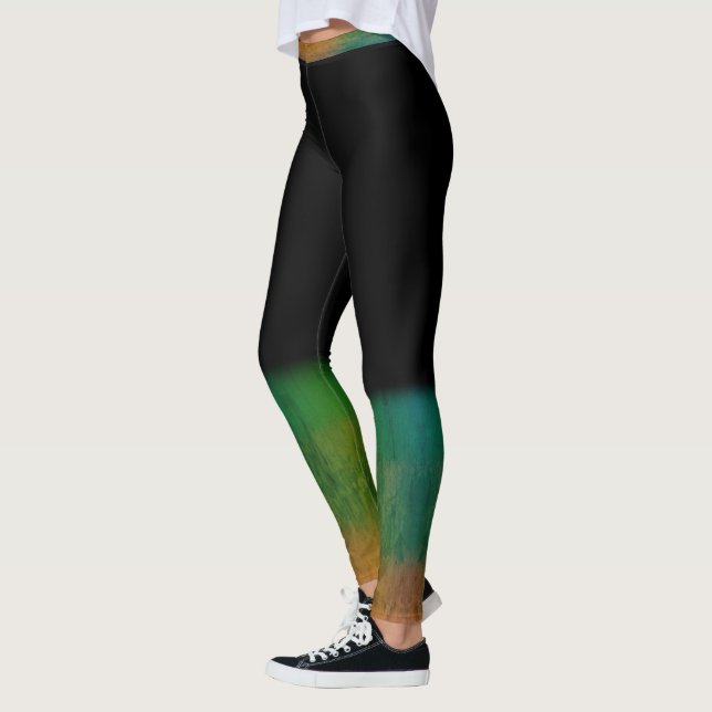 Leggings sombra de color verde (Izquierda)
