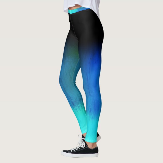 Leggings sombra del azul loco (Izquierda)