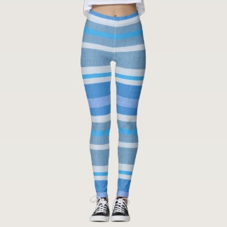 Leggings Sombras azules horizontales
