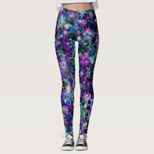 Leggings sombras de estrellas del arco iris