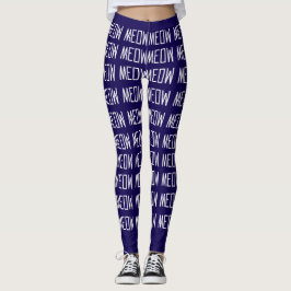 Leggings Sombras de labios: elegante patrón de mensajes de