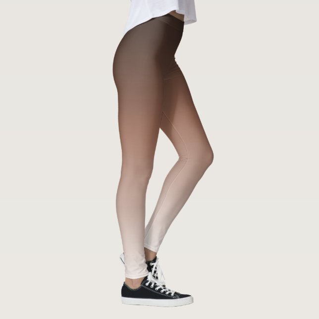 Leggings Sombras de las polainas de Brown (Derecha)