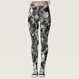 Leggings Sombras de Pickleball del modelo gris