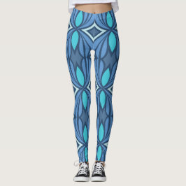Leggings Sombras de piernas de gimnasio azul