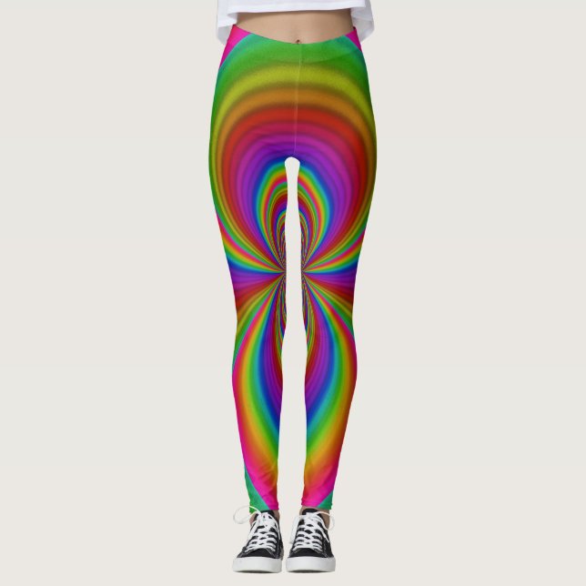 Leggings sombras de túnel de ripple de color (Anverso)