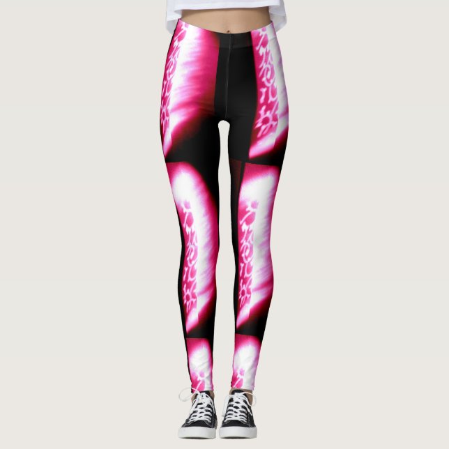 Leggings sombras rosas negras (Anverso)