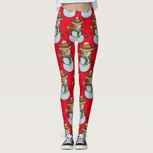 Leggings Sombrero mexicano Santa Thunder_Cove