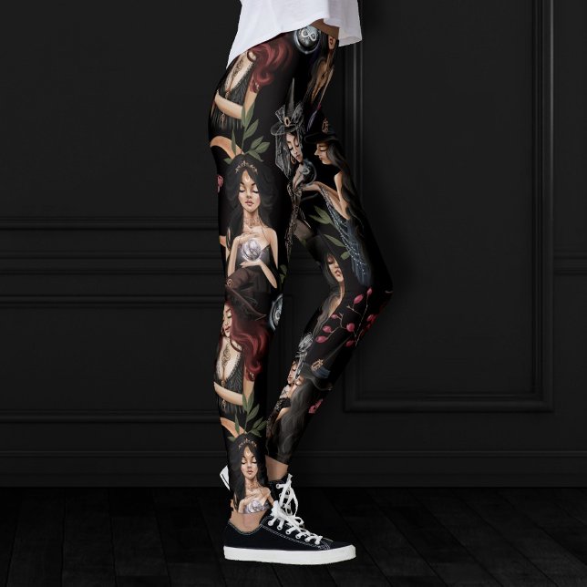 Leggings Somos las hijas de las brujas que no podrías quema (Subido por el creador)
