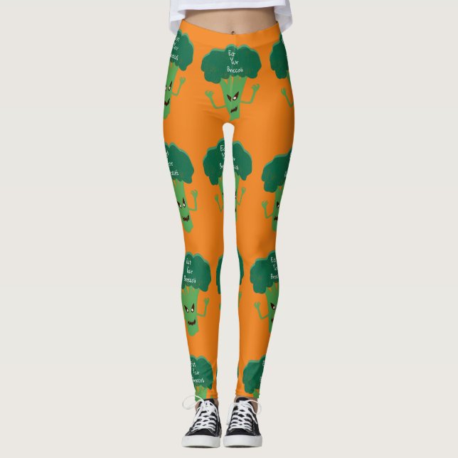 Leggings Sonrisa de Jack O'lantern Thunder_Cove (Anverso)