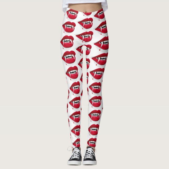 Leggings Sonrisa de vampiro Thunder_Cove (Anverso)