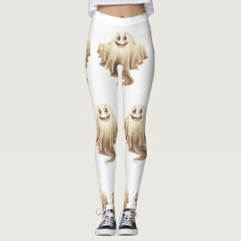 Leggings Sonrisa fantasma de Halloween