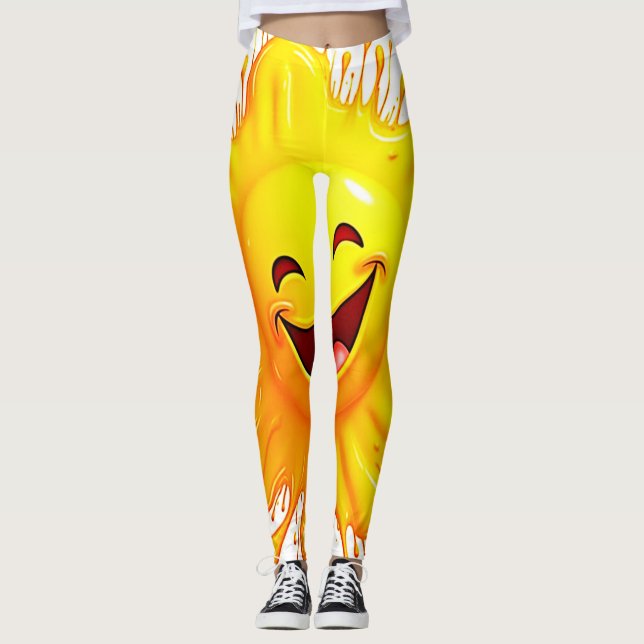 Leggings Sonrisas de Sol: Explosión de Alegría (Anverso)