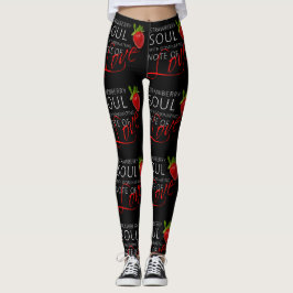 Leggings Soul de fresa negro