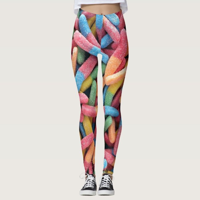 Leggings Sour Gummy Worms (Anverso)