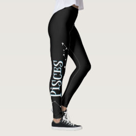 Leggings Soy Chica de Pisces. Rótulo de moda Pisces Zodiac