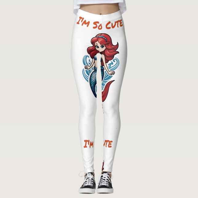 Leggings Soy tan linda sirena Thunder_Cove (Anverso)