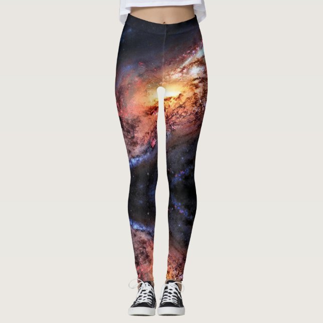 Leggings Space de versos de uni - Power yoga Ir (Anverso)