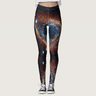 Leggings Space versos de uni Helix Nebula - Power yoga Ir