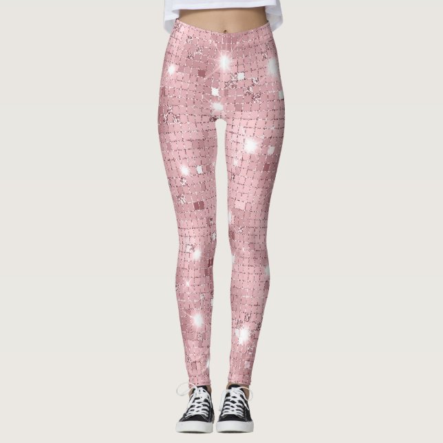 Leggings Sparkle Luxury Pink (Anverso)