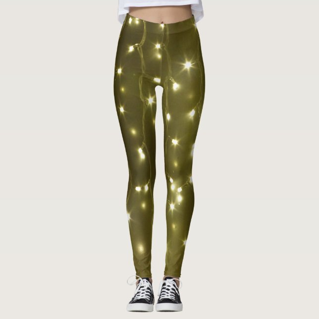 Leggings Sparkling Golden String de la leyenda de las luces (Anverso)