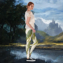 Sparkling Green Creative Flow Resumen Arte