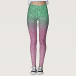 Leggings Sparkly Mermaid Green Berry Purpurina Rosa Ombre<br><div class="desc">Este bonito y elegante diseño es perfecto para una mujer de diseño. Presenta un diseño falso y brillante de color verde sirena y rosa purpurina de berry. Es moderno, moda y de moda. ***NOTA DE DISEÑO IMPORTANTE: Para cualquier solicitud de diseño personalizado, como solicitudes de productos coincidentes, cambios de color,...</div>