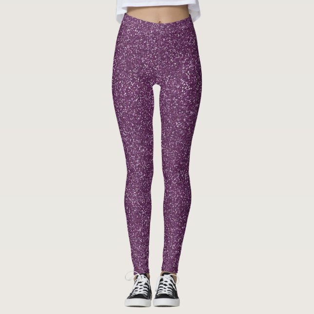 Leggings Sparkly Purple Sparkles (Anverso)