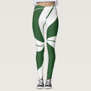 Leggings Spearmint Swirl