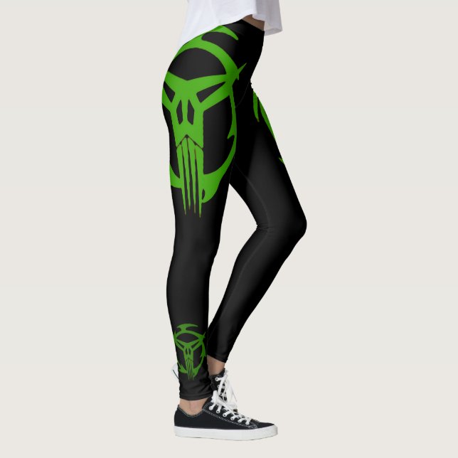Leggings SPECOPS verde en las polainas negras (Derecha)