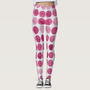 Leggings Splash de fondo de acuarela artificial