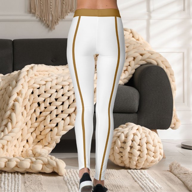Leggings Sports Women Modern Cute Elegant Classic Stripes  (Subido por el creador)