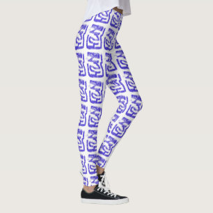 Leggings spray pintas abstractas Thunder_Cove azul cualquie