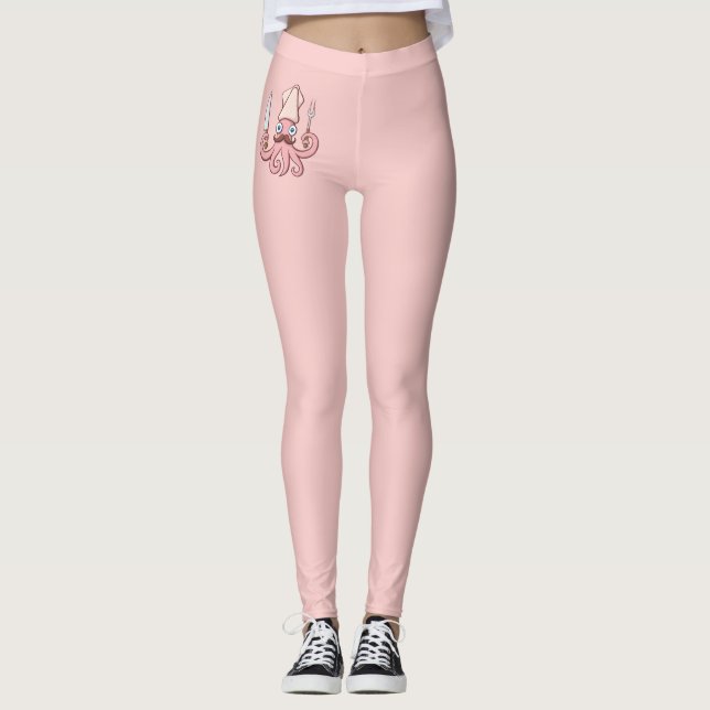 Leggings Squid Chef Personalizado (Anverso)