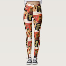 Leggings Squirrel from Outer Space