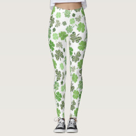 Leggings St Patrick's Day Shamrock & Clover