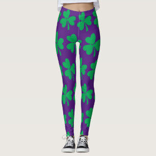 Leggings St Patrics Day Shamrock