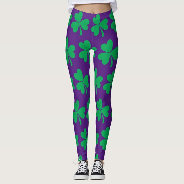 Leggings St Patrics Day Shamrock (Anverso)