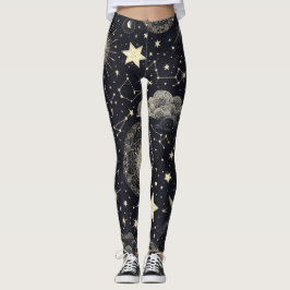 Leggings Starry Night Sky