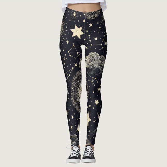 Leggings Starry Night Sky (Anverso)