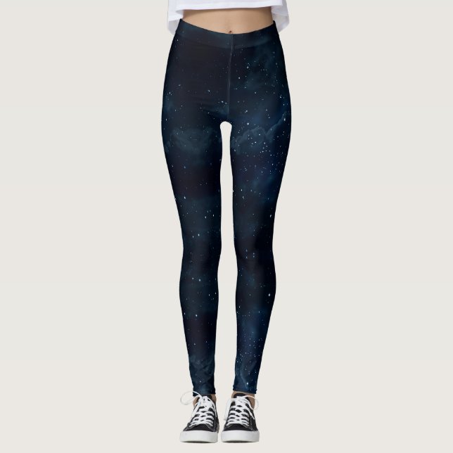 Leggings Starry Night Sky Leggings, Leggings del e (Anverso)