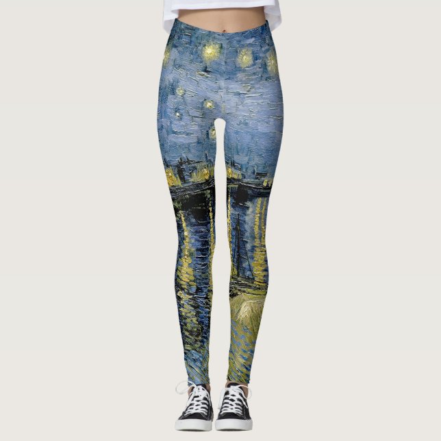 Leggings Starry Night Vincent van Gogh (Anverso)