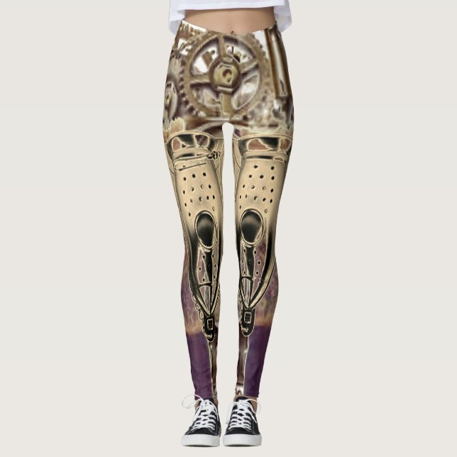 Leggings Steampunk Machine Armor (Anverso)