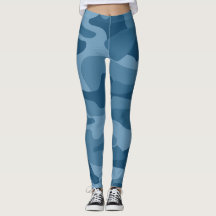 Steel Blue Monocolor Camo