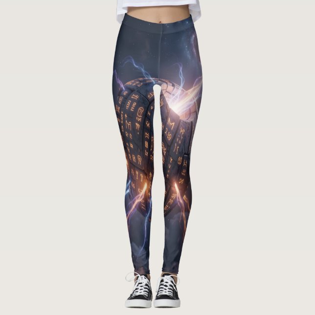 Leggings Stellar Path – Journey Through the Universe´4 (Anverso)