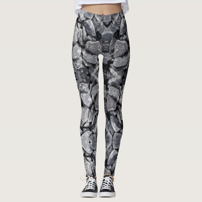 Leggings Stones - Power yoga Ir (Anverso)
